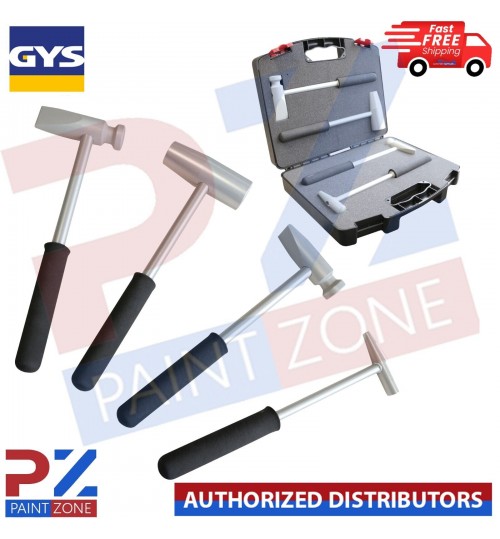 Set 4 Alu Hammer Car Body Workshop 020986 GYS